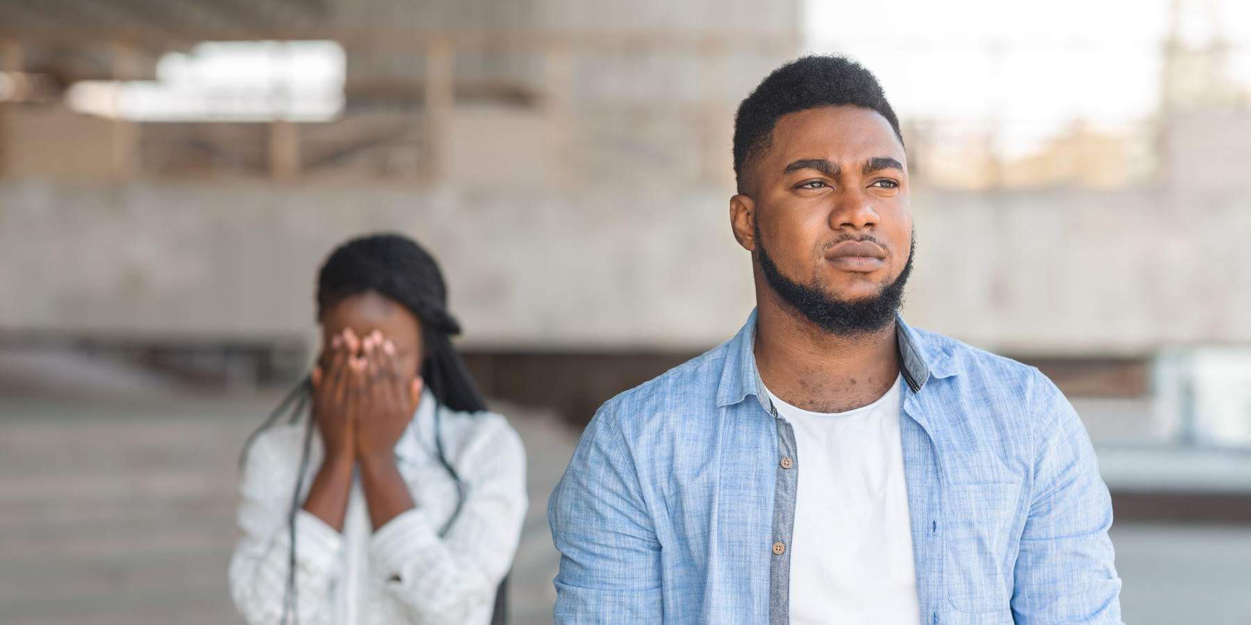 african-american-couple-breaking-up