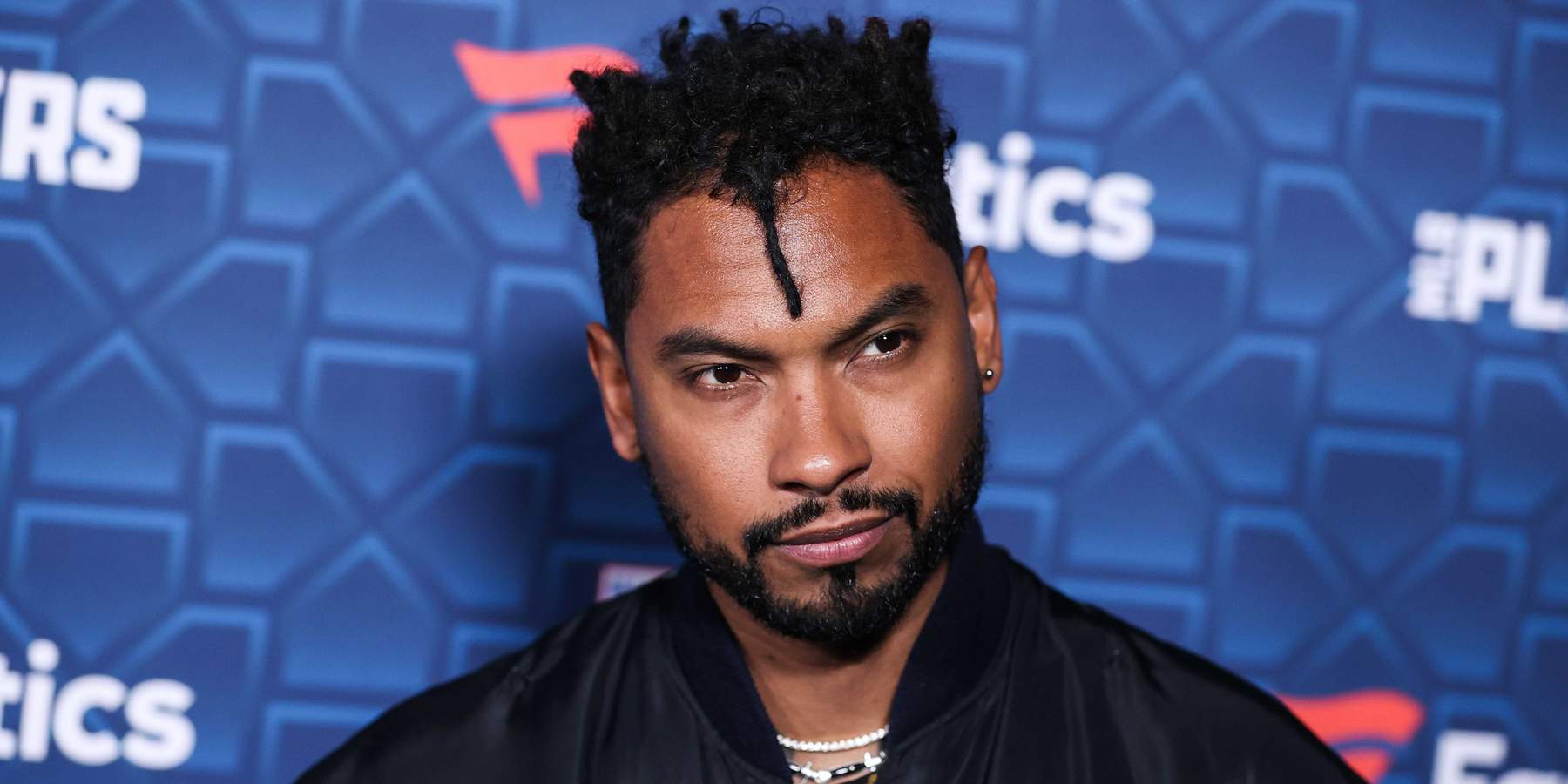 American singer Miguel arrives at The 'Players Party' 2022 Co-Hosted By Michael Rubin, MLBPA And Fanatics held at the City Market Social House on July 18, 2022 in Los Angeles, California, United States.