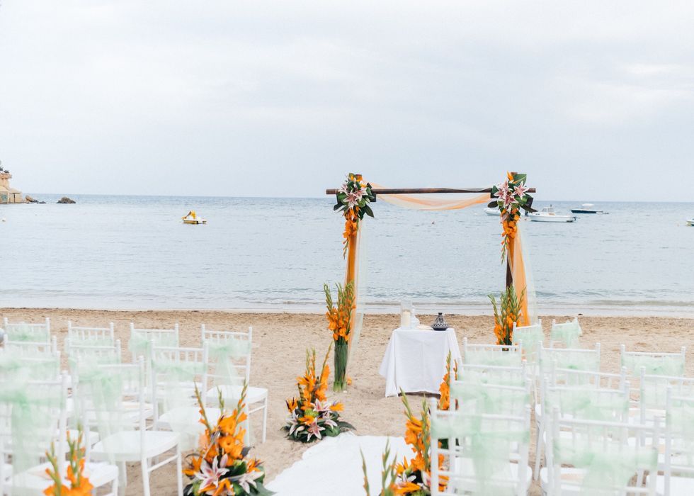 beach wedding