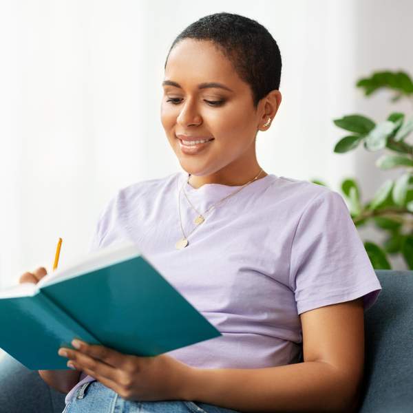 black-woman-journaling