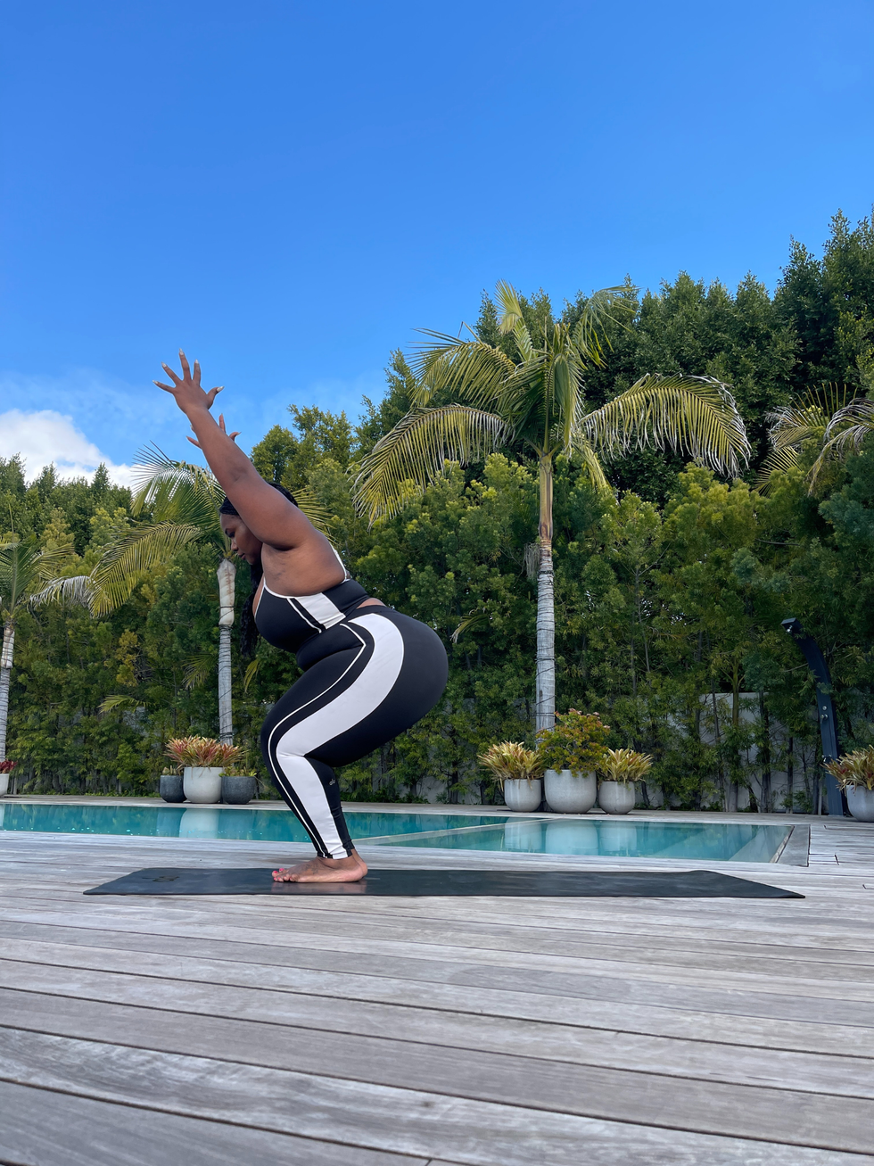 Chair-pose-postpartum-yoga-poses-pelvic-floor