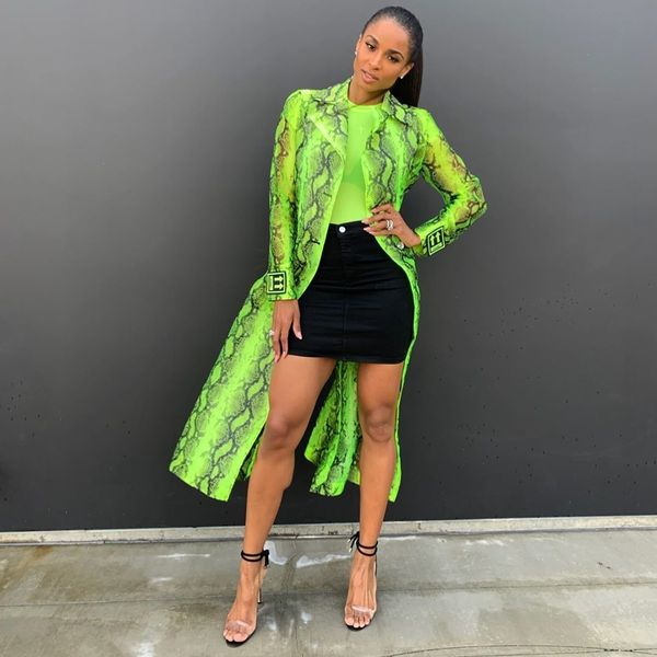 Ciara confidently embodying the power of manifestation and self-love