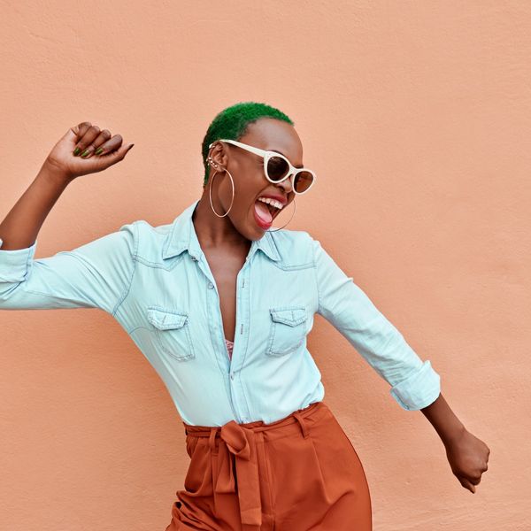 Happy-black-woman-boy-sober-movement