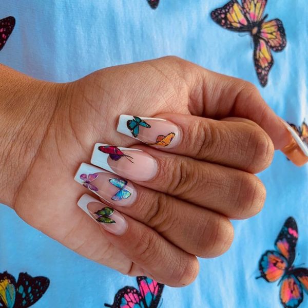 20 Pictures That Prove Butterfly Nails Are The Must-Try Trend Of Summer 2020