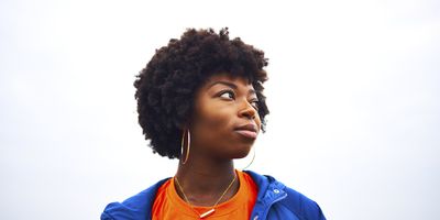 Black woman with natural hair