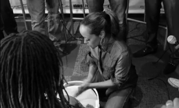 Woman Who Had Feet Washed By Essence Atkins: "She's Anointed"