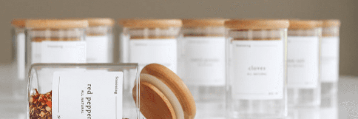 Glass Spice Jars