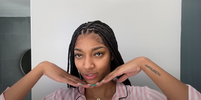 Angel-Reese-no-makeup-skincare-routine