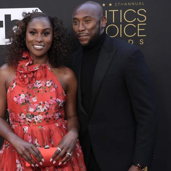 Issa Rae and Louis Diame at 27th Annual Critics Choice Awards