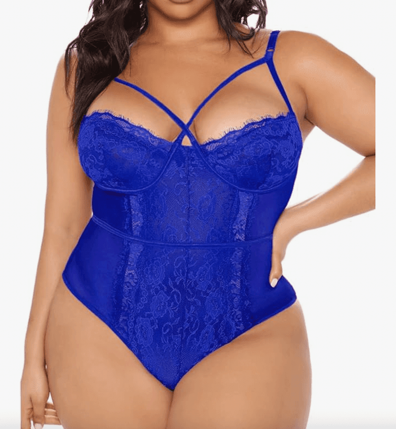 Lane Bryant Embroidered Thong+ Embroidered Unlined Balconette Bra - xoNecole