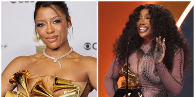 Victoria Monét and SZA 2024 Grammy Awards