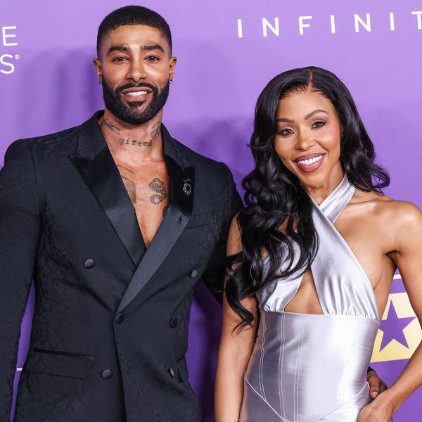 Skyh Black and girlfriend KJ Smith arrive at the 55th Annual NAACP Image Awards held at the Shrine Auditorium and Expo Hall on March 16, 2024 in Los Angeles, California, United States.
