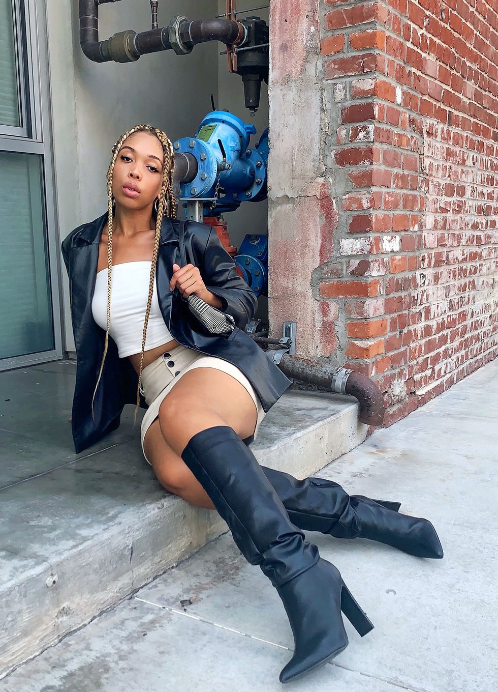 tall slouchy boots style