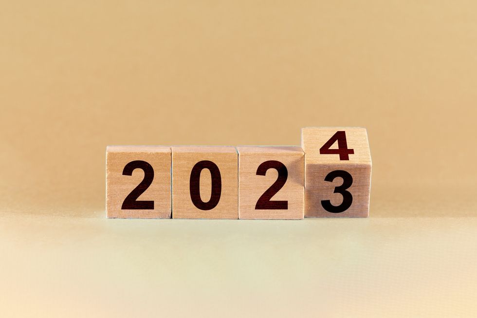 the-year-2023-in-Scrabble-blocks-turning-into-2024