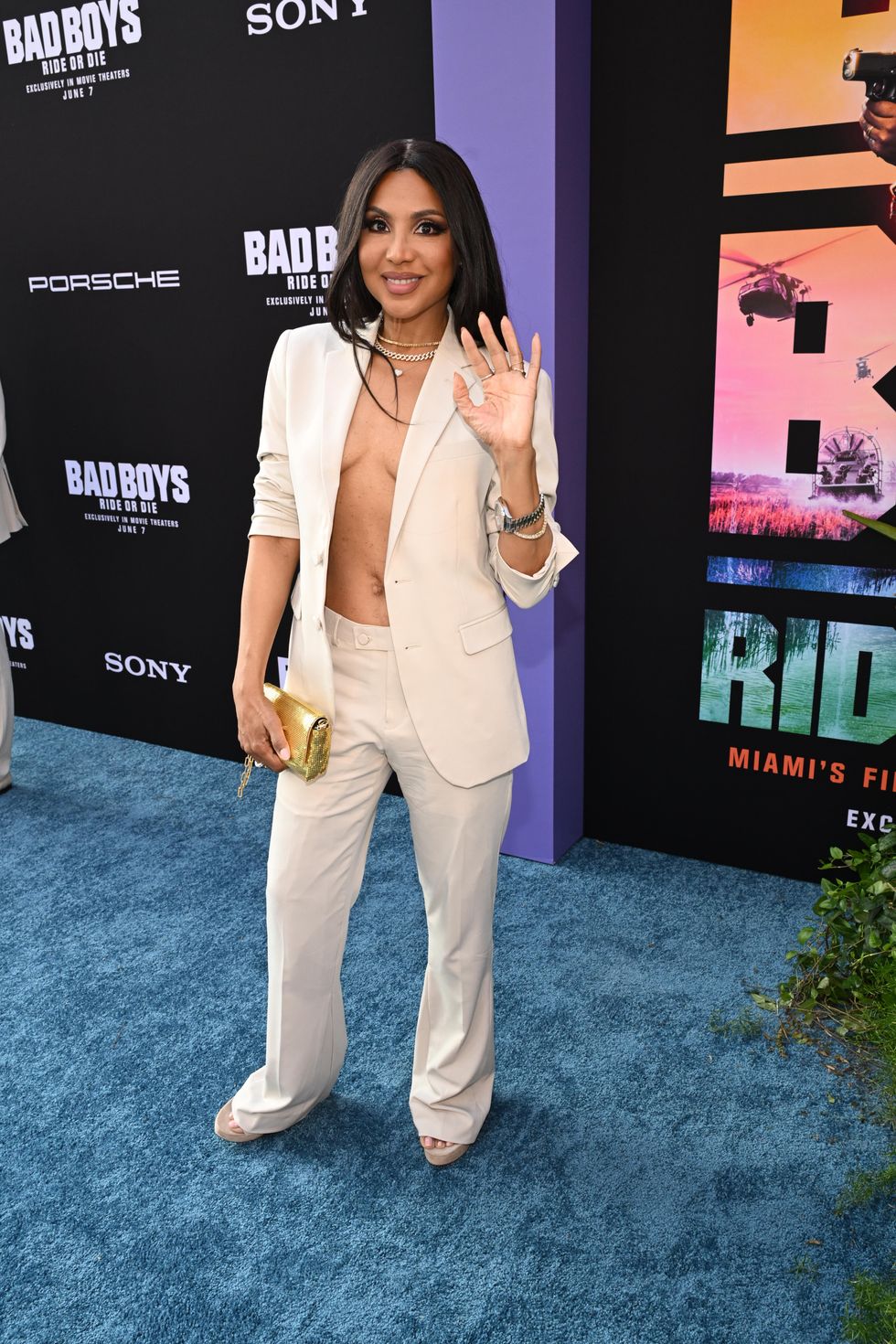 Toni Braxton At The Bad Boys: Ride Or Die Premiere