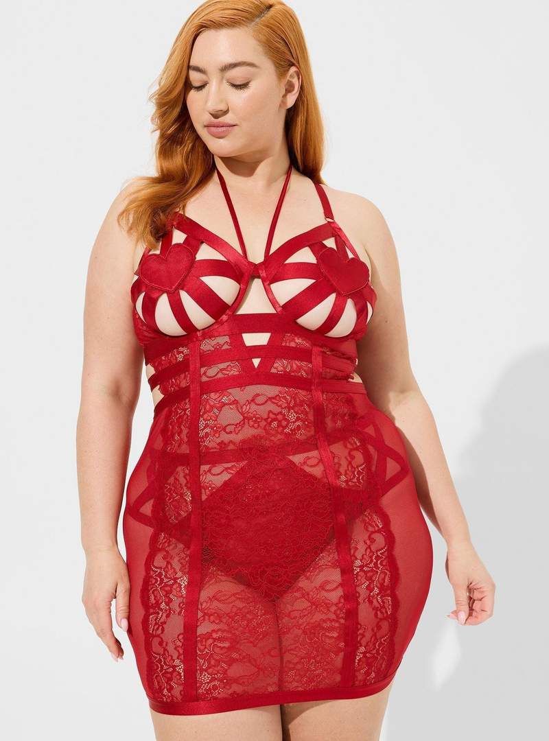 Lane Bryant Embroidered Thong+ Embroidered Unlined Balconette Bra
