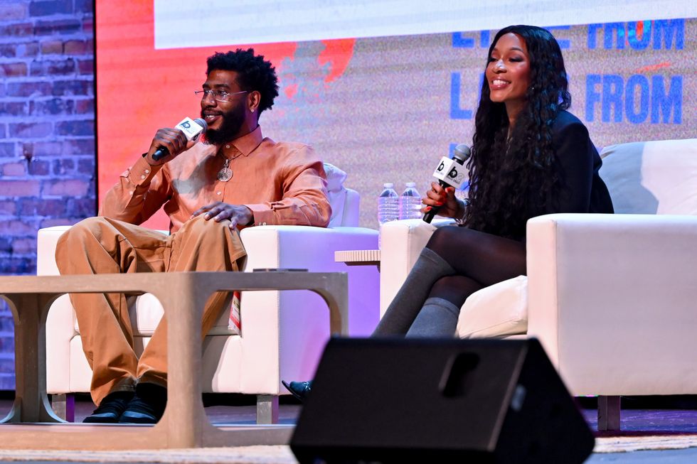 \u200bIman Shumpert and Cari Champion
