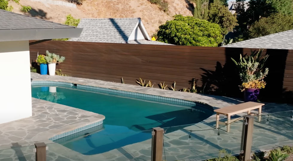 \u200bMeagan Good's backyard